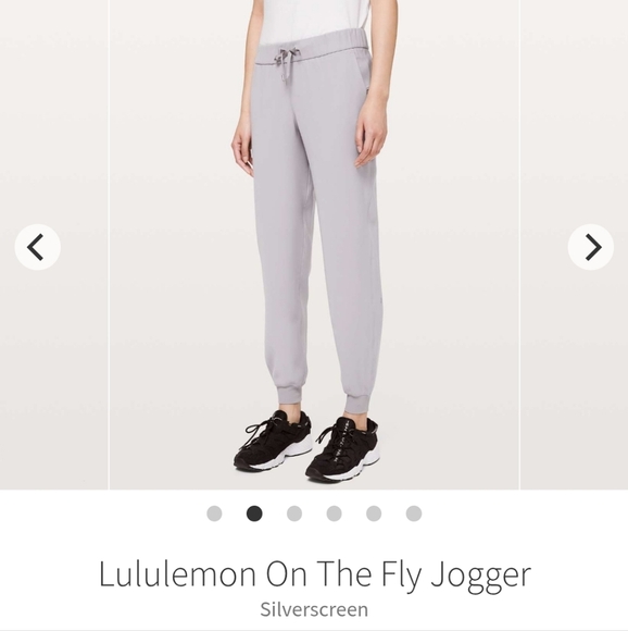 Lululemon On The Fly Jogger Silverscreen Size 6 - Picture 1 of 6